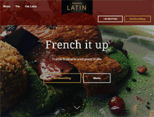 Tablet Screenshot of latin-restaurant.dk